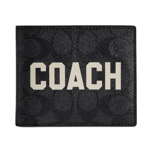 Men's Signature Canvas Three-in-One Logo Wallet