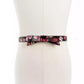 Women's 19mm Fall Poppies Bow Belt