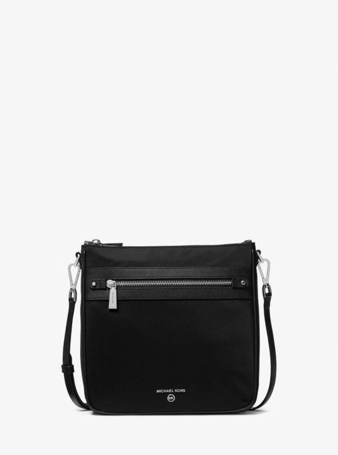 Jet Set Large Nylon Gabardine Messenger Bag