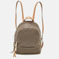 Brown Signature Coated Canvas And Leather Medium Rhea Backpack