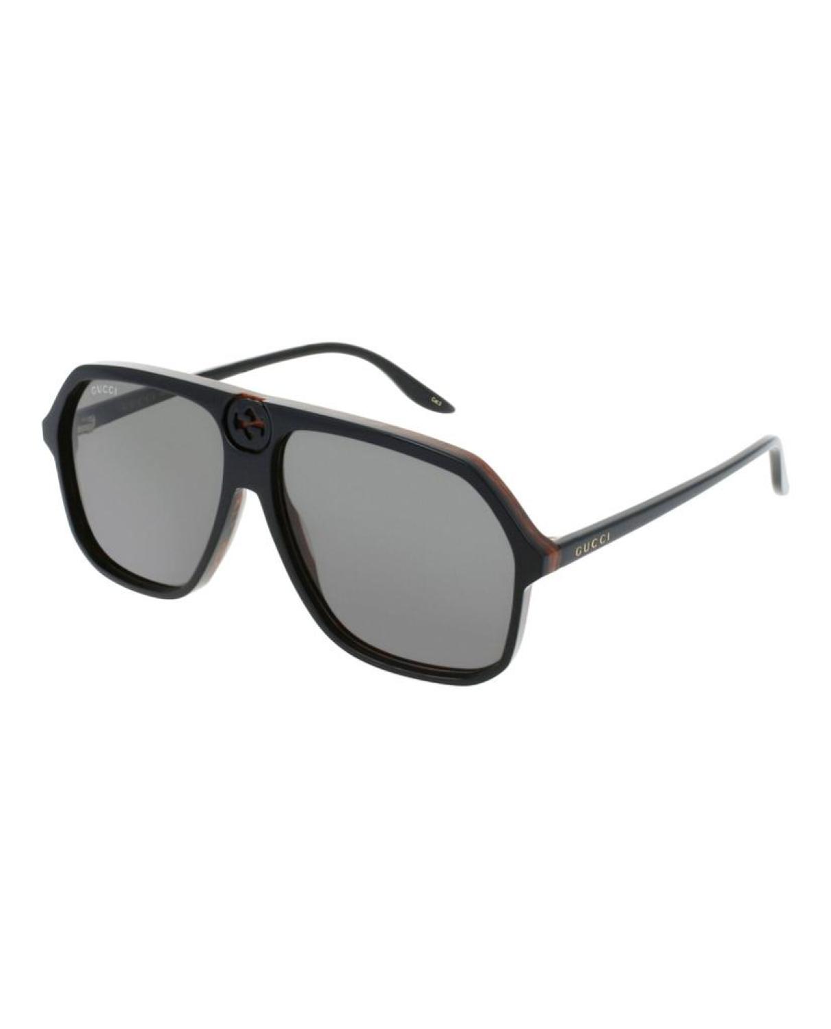 Aviator-Style Acetate Sunglasses