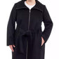 Plus Size Belted Zip-Front Coat, Created for Macy's