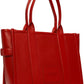 Red 'The Leather Large' Tote