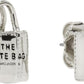 Silver 'The Tote Bag Stud' Earrings