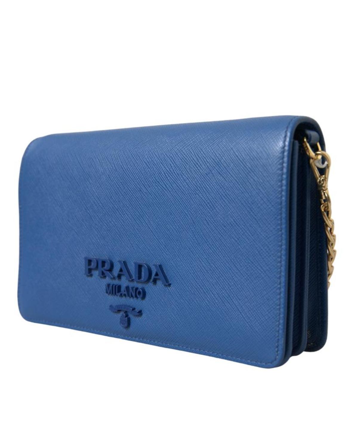 Prada Elegant Monogram Leather Sling Women's Purse