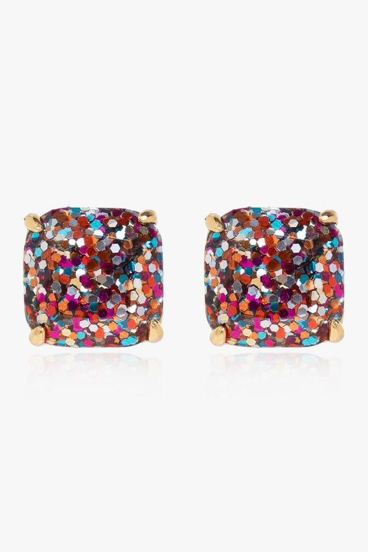 Kate Spade Glitter Square Stud Earrings