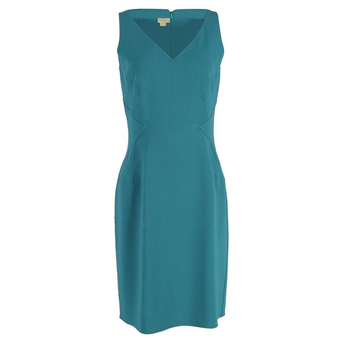 Michael Kors Knee-Length Shift Dress in  Turquoise Wool