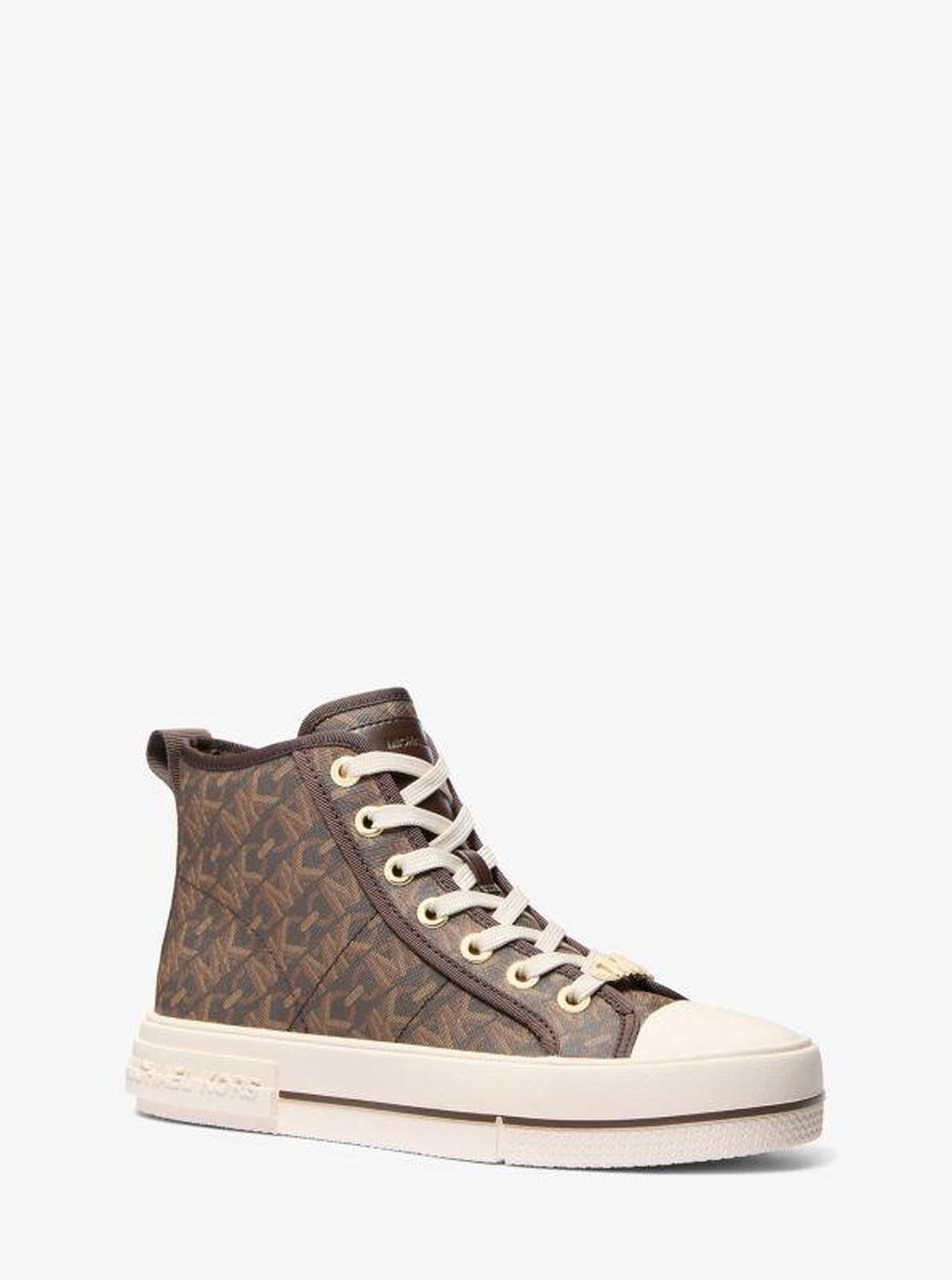 Evy Empire Monogram High-Top Sneaker