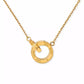 Set In Stone Interlink Pendant Necklace, 16" + 3" extender