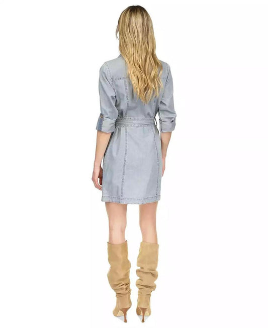 Women's Chambray Utility Shirtdress