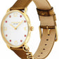 Women's Elliot Tan Leather Strap Watch 36mm