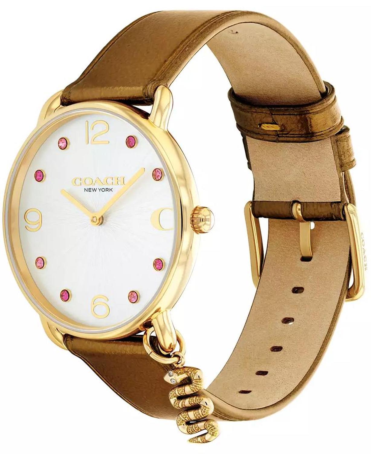 Women's Elliot Tan Leather Strap Watch 36mm