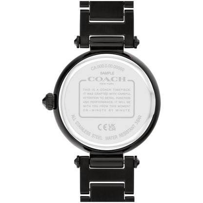 Women's Cary Black Stainless Steel Crystal Watch 34mm