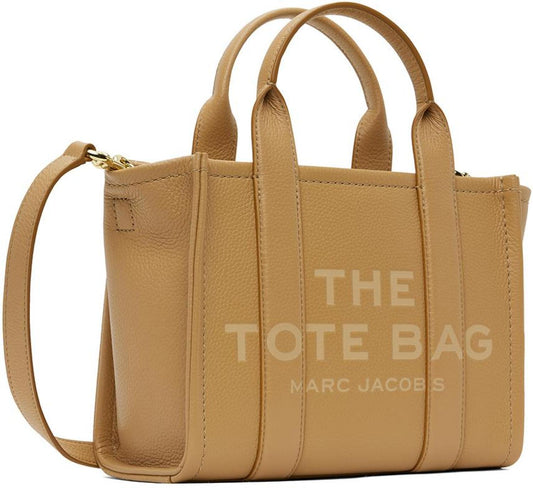 Beige 'The Leather Small' Tote