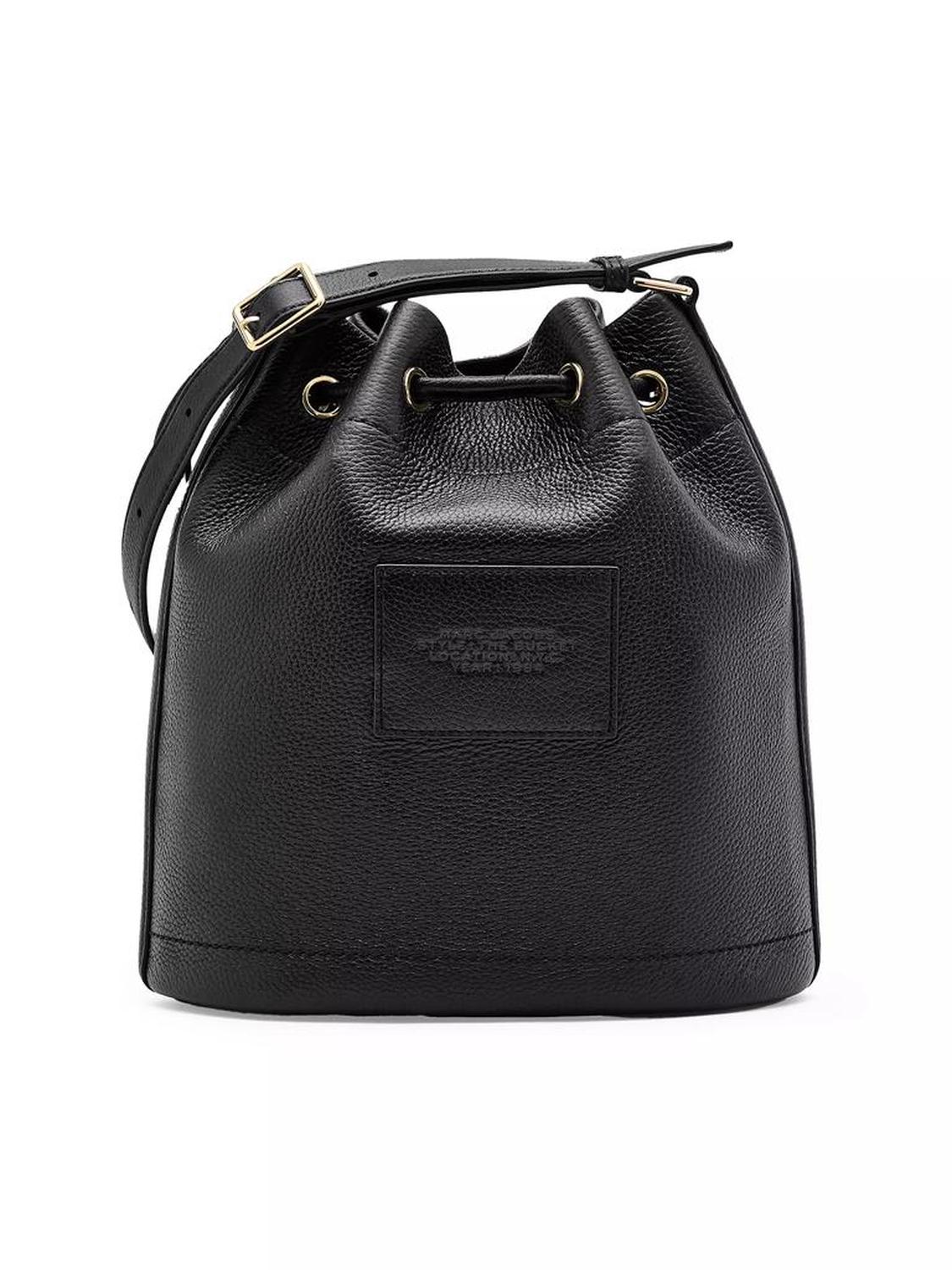 The Shoulder Leather Bucket Bag