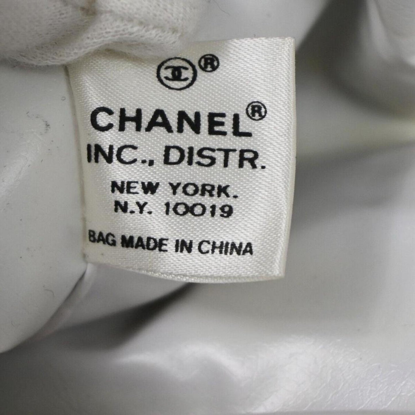 Chanel Drawstring  Canvas Shoulder Bag (Pre-Owned)