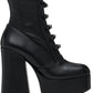 Black 'The Kiki' Stretch Ankle Boots