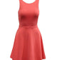 Kate Spade Ponte Bow Back Fit & Flare Dress in Pink Viscose