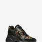 Zuma Cheetah Print Calf Hair and Leather Trainer