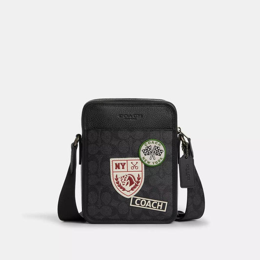 Sullivan Crossbody Bag In Signature Canvas With Patches