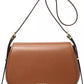 Lydia Small Leather Flap Messenger