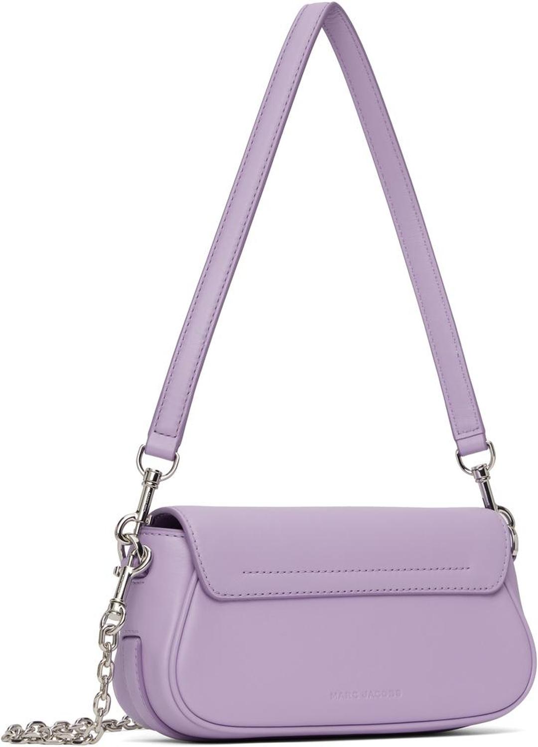 Purple 'The Clover Shoulder' Bag