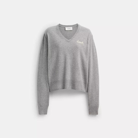 Coach Outlet V Neck Sweater