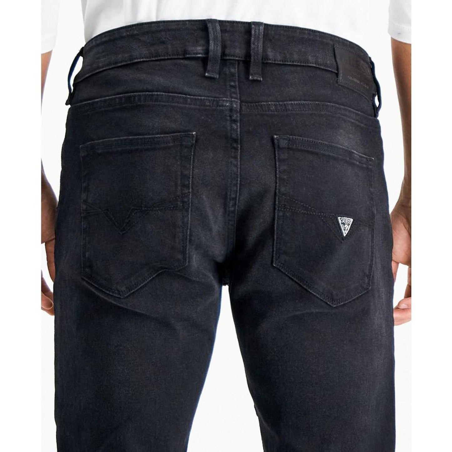 Men's Eco Slim Tapered Moto Fit Jeans