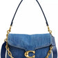 Chain Tabby Small Denim Shoulder Bag