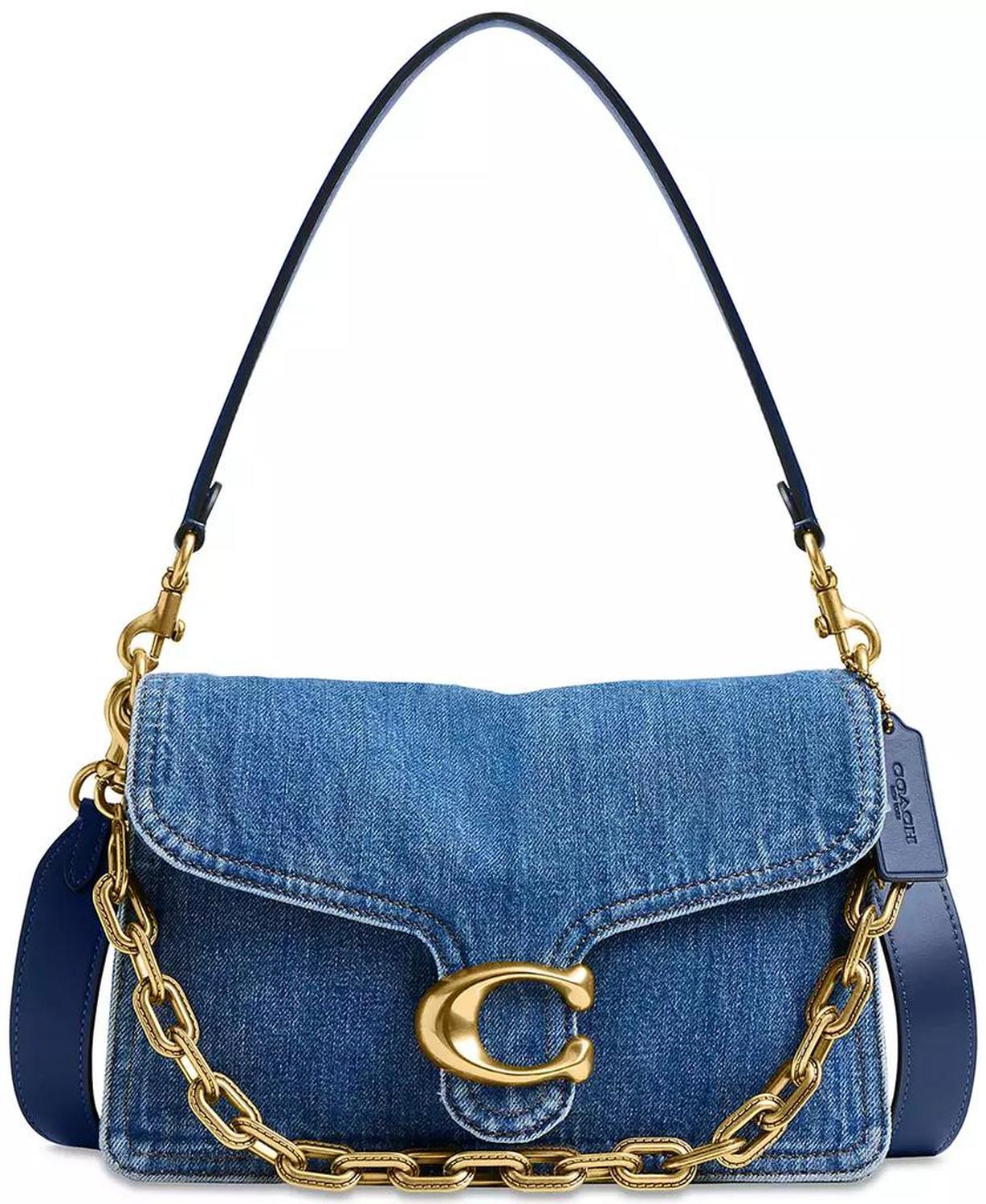 Chain Tabby Small Denim Shoulder Bag