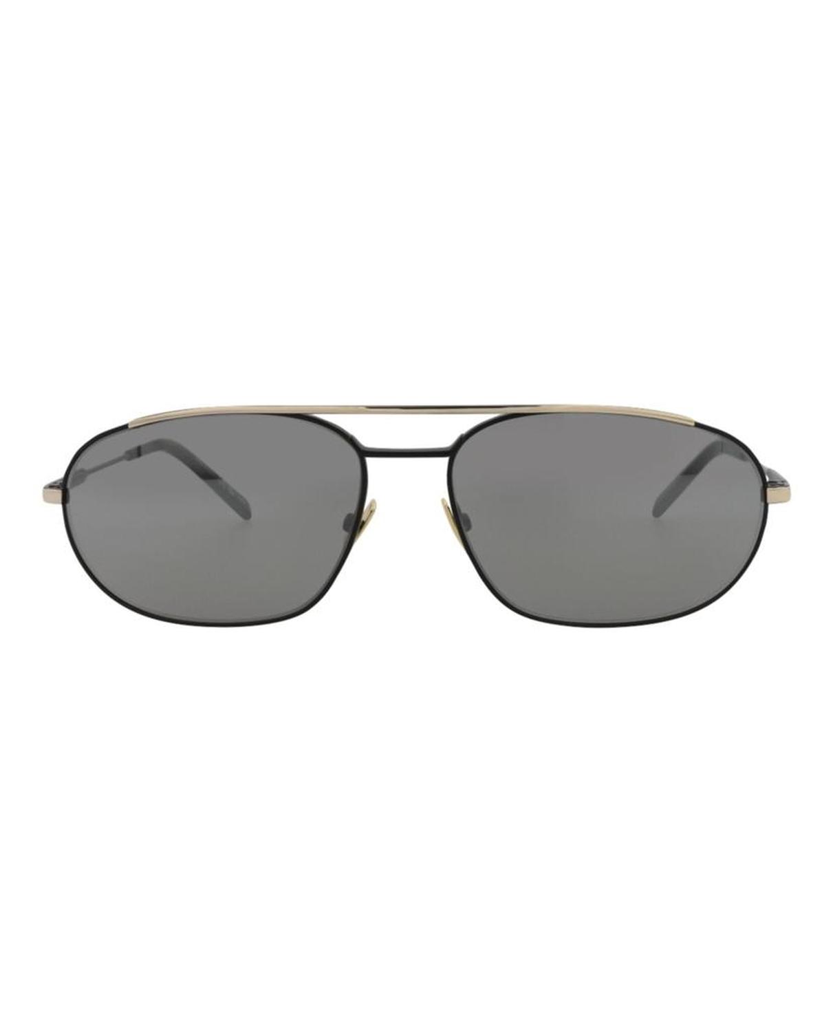 Round-Frame Metal Sunglasses