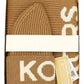 KORS Fisherman's Rib Beanie and Scarf Set