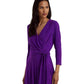 Surplice Jersey Dress