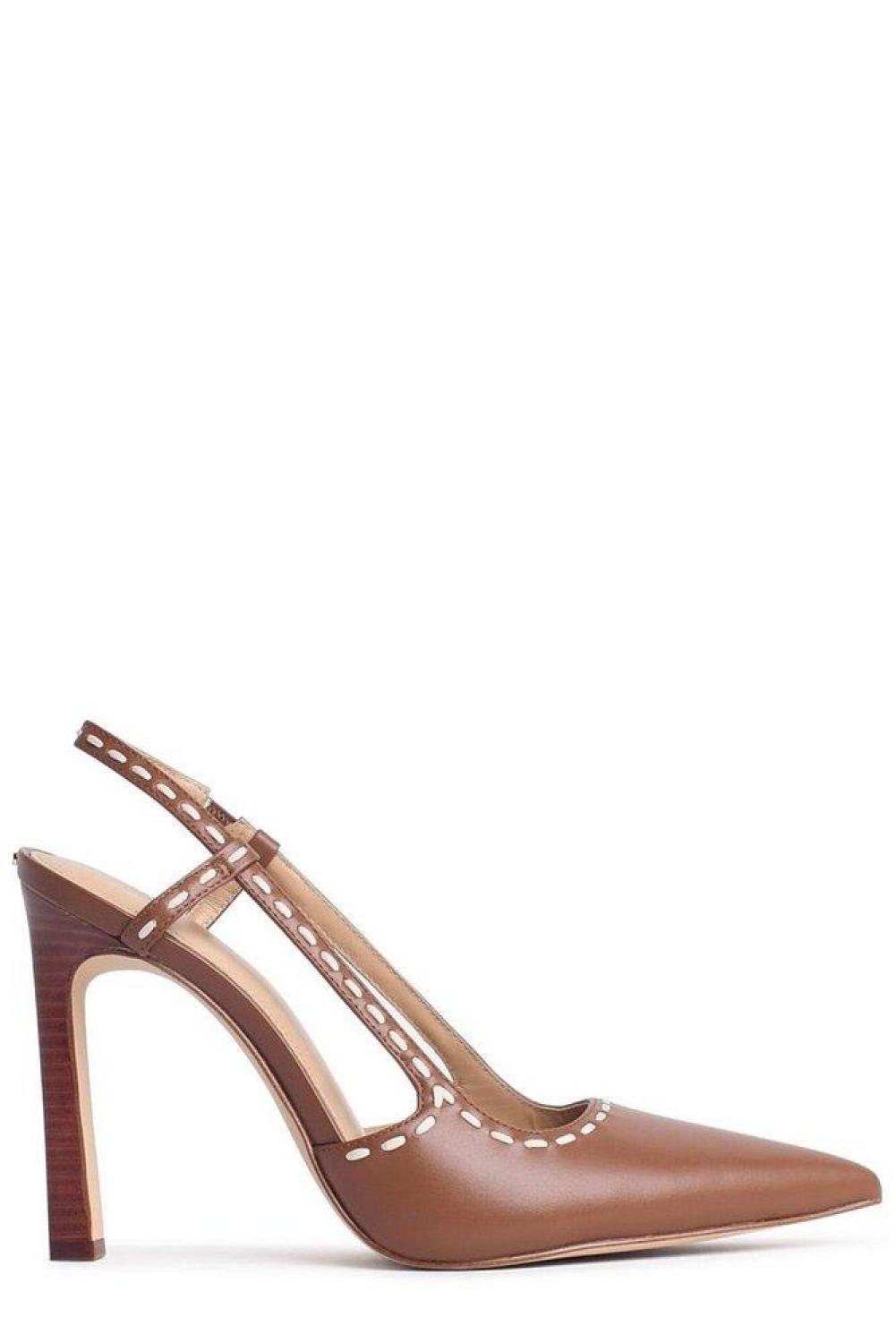 Michael Michael Kors Alora Hand-Stitched Slingback Pumps