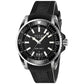 Men's Swiss Diver Black Rubber Strap Watch 45mm YA136204