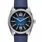 Men's Accelerator 2.0 Three-Hand Date Blue Nylon and Silicone Watch 42mm