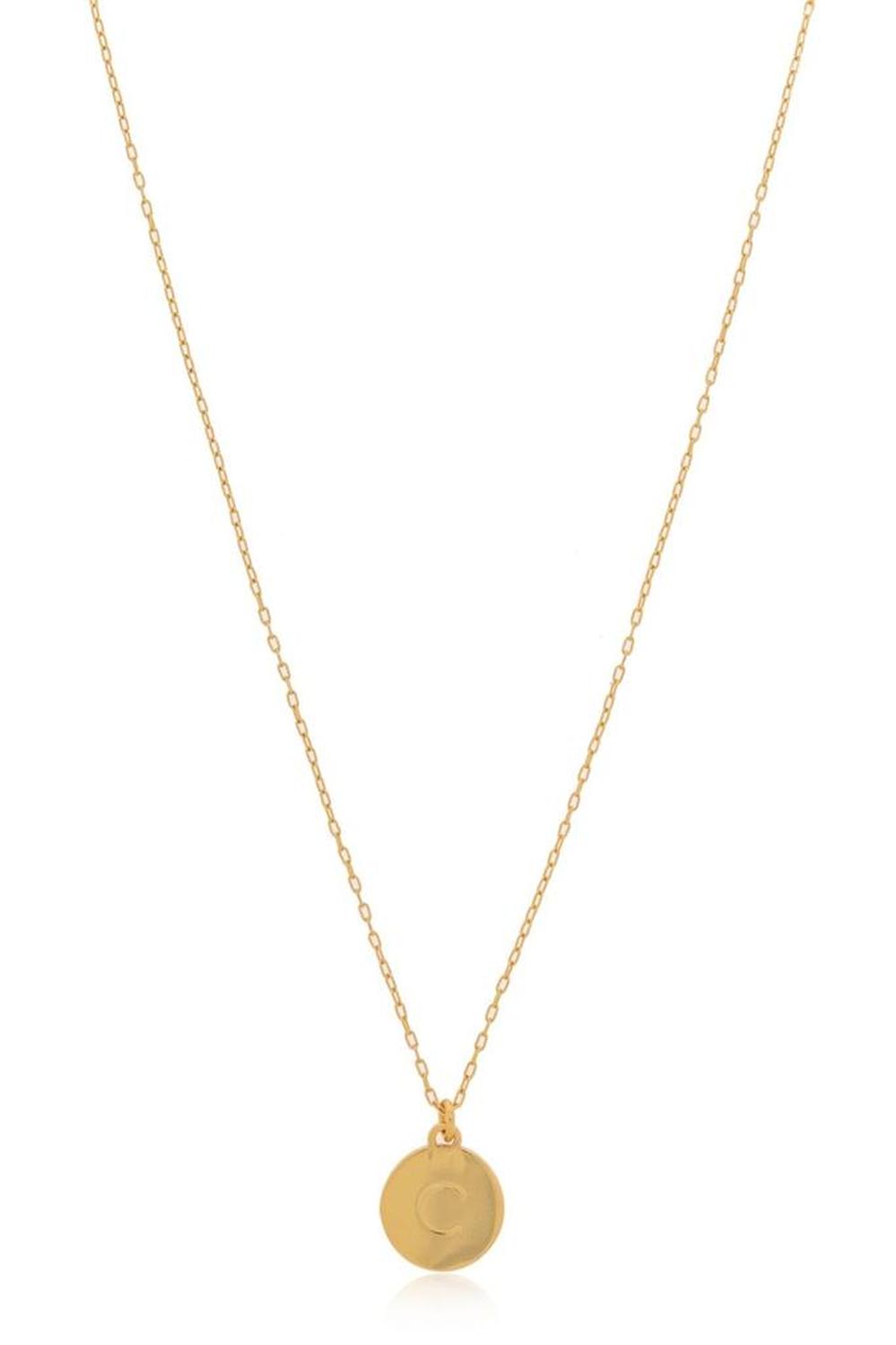 Kate Spade C Mini Pendant Necklace