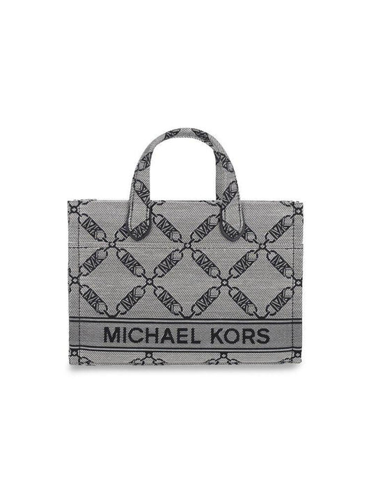 Michael Kors Gigi Small Empire Logo Jacquard Messenger Bag