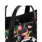 Manhattan Snake Print Embossed Leather Small Tote