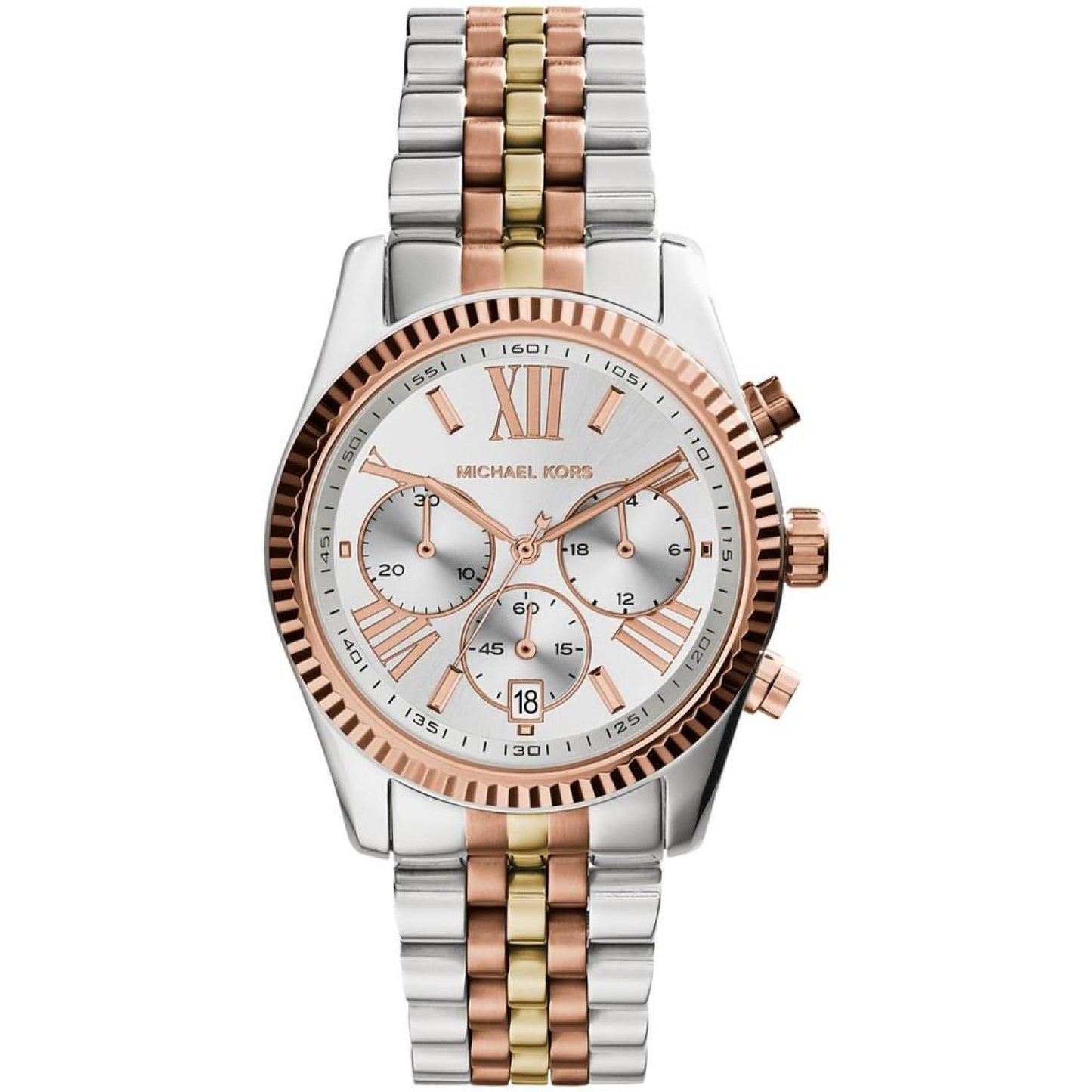 Women's Lexington Tri-Tone Stainless Steel Watch 38mm