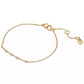 Gold-Tone Hint of Shimmer Pendant Bracelet