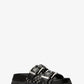 Colby Grommeted Leather Flat Sandal