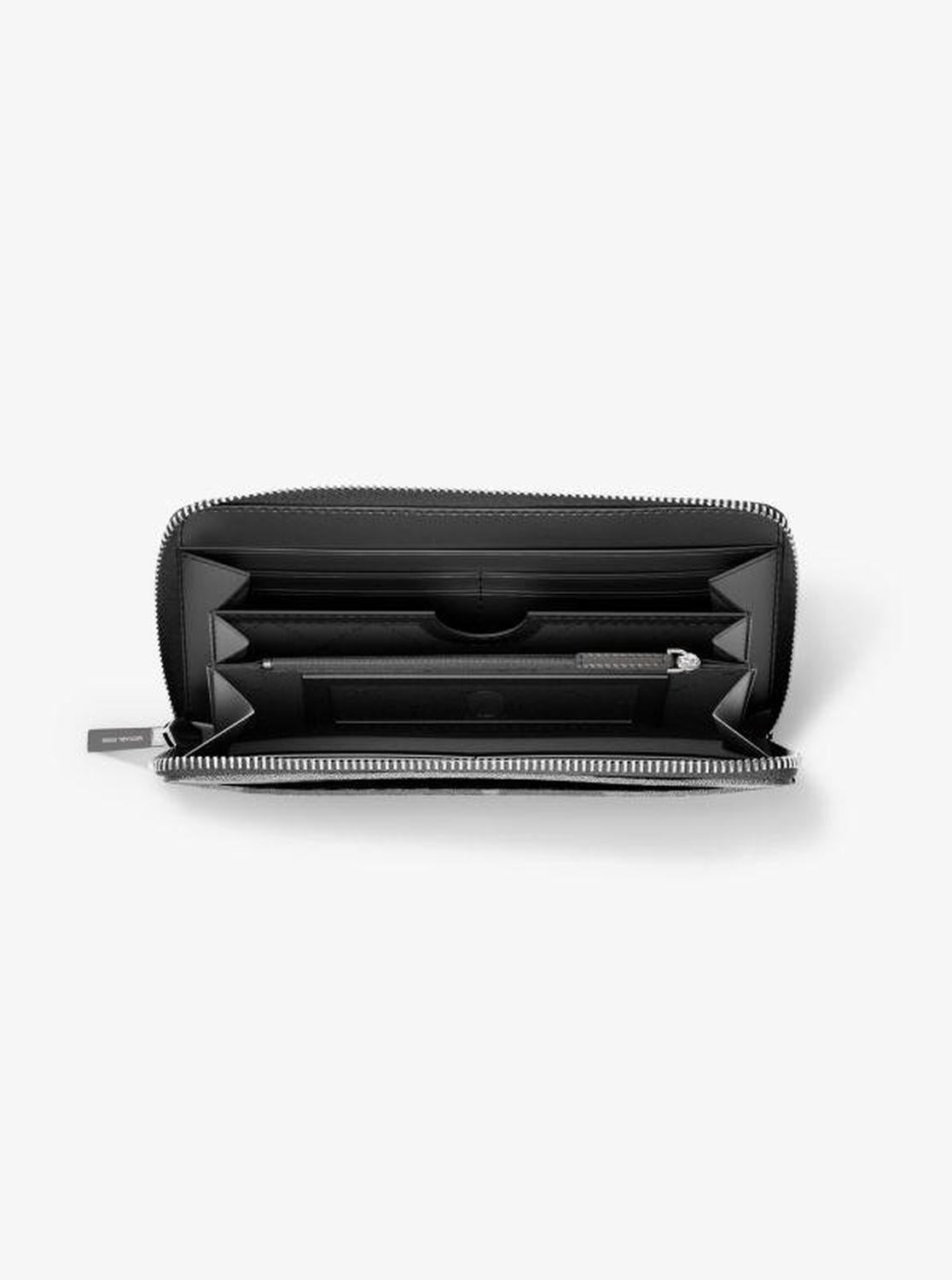 Cooper Embellished Logo Zip-Around Wallet