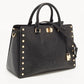 Michael Kors  Leather Large Sylvie Studded Satchel