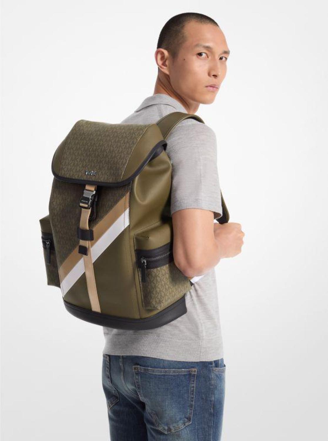 Rivington Logo Stripe Backpack