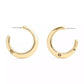 Signature Hallmark Tubular Hoop Earrings