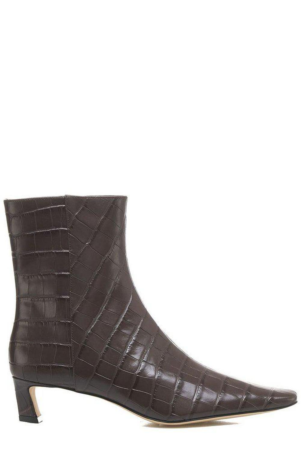 Michael Kors Cosmo Embossed Kitten Boots