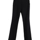 Max Mara Sportmax Straight-Leg Trousers in Black Virgin Wool