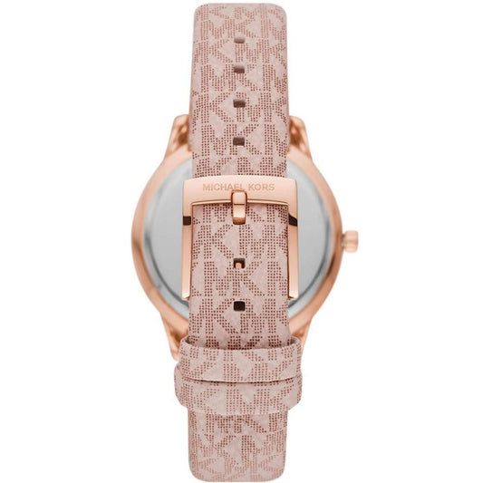 Women's Tibby Three-Hand Blush PVC Watch Set 34mm