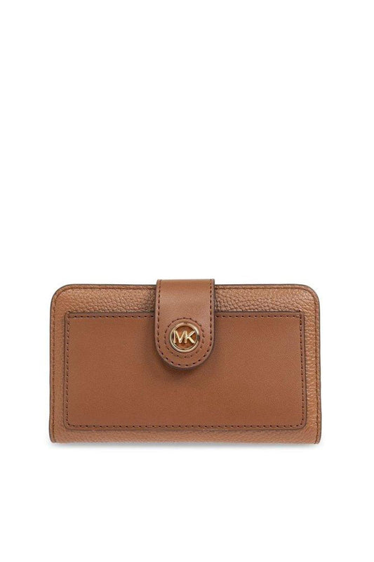 Michael Michael Kors Charm Logo Plaque Medium Bifold Wallet